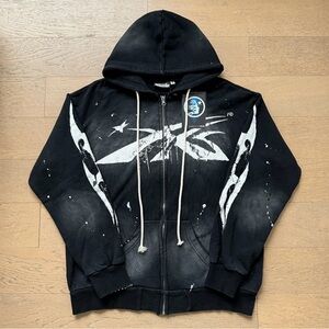 Hellstar Spiderweb Sports Logo Zip-Up